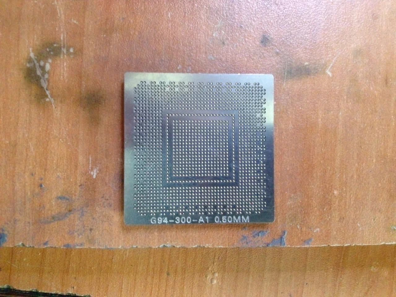 BGA stencil kalıp ile chip reballing tamiri